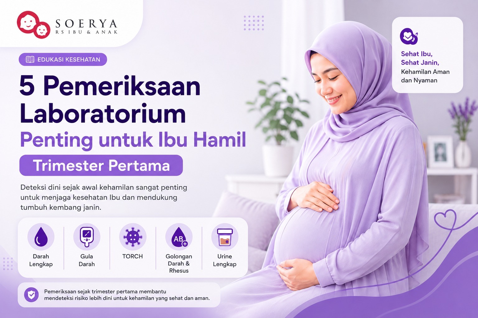 Pemeriksaan laboratorium ibu hamil trimester pertama